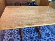 solid oak table, with chairs and leaf $400 | Furniture For Sale | Sioux Falls, SD | Shoppok