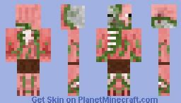 Zombies Overhaul: Zombie Pigman Minecraft Skin