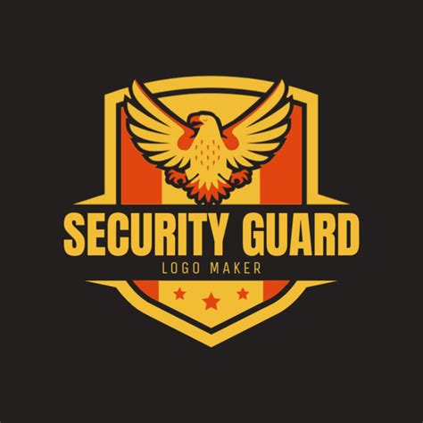 Placeit - Private Security Company Logo Maker with an Eagle Badge