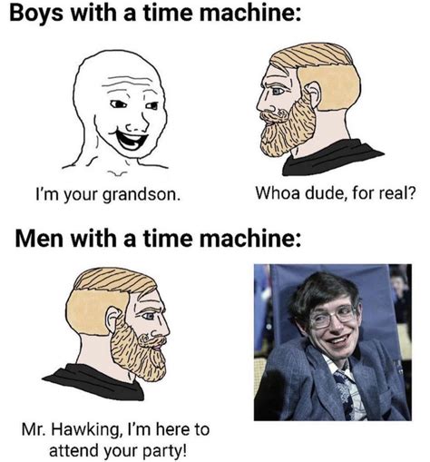 Proper way to use a time machine : r/memes