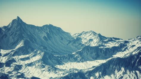 Aerial view of the Alps mountains in snow 6130214 Stock Video at Vecteezy