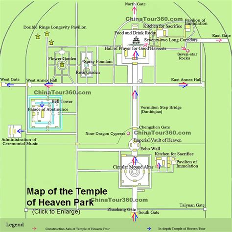 Temple Of Heaven Map