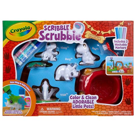 Crayola Scribble Scrubbie Dinosaur Island Playset, Dino Toys, School Supplies, Easter Toys ...