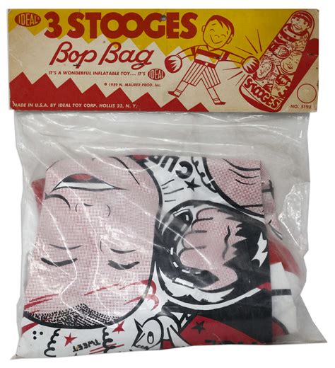 Lot Detail - Three Stooges ''Bop Bag'' Inflatable Bag From 1959 by Ideal in Original, Unopened ...