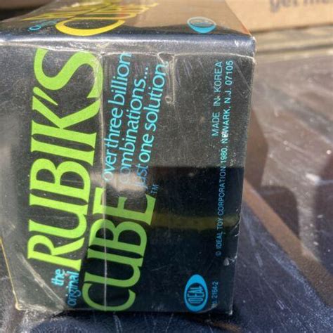 The Original Rubiks Cube 1980 Factory Sealed Brand New ! | #3934095269