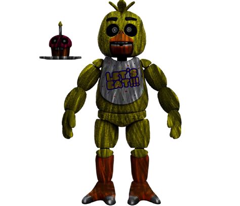 Made a phantom chica action figure, thoughts? : r/fivenightsatfreddys