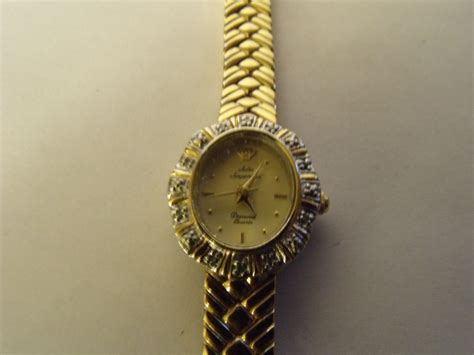 Ladies Watch Jules Jurgensen Diamond Quartz by DynochicksTreasures