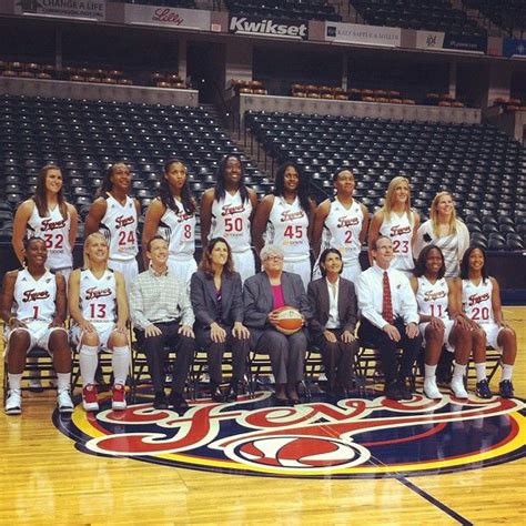 2012 Indiana Fever team photo | Team photos, Womens basketball, Indiana