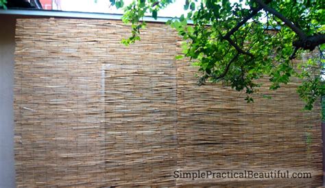 DIY Outdoor Bamboo Shades - Simple Practical Beautiful