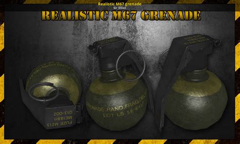 Realistic M67 grenade [Insurgency] [Mods]