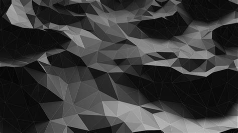 Black And White Triangle PC, Abstract Dark Triangle HD wallpaper | Pxfuel