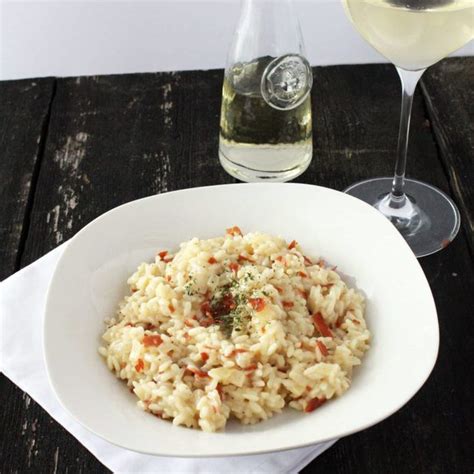 Risotto with Truffle Oil & Crispy Prosciutto | Cake 'n Knife