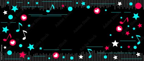 Party. Abstract background vector illustration. TikTok service, Tiktok background, TikTok social ...