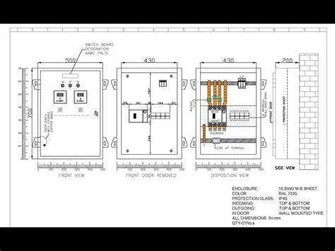 Switch Gear Design | Auto CAD Design | Protection Devices Design | Upwork