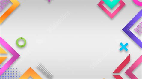 Stereoscopic Color Technology Geometric Business Colorful Powerpoint Background For Free ...