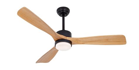 REVOICI 52” Ceiling Fans with Lights Remote Control,Indoor Outdoor Wood ...