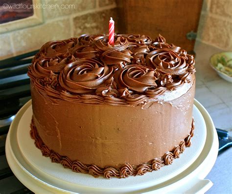 Classic Chocolate Birthday Cake (with a touch of Espresso & Hazelnut) - Wildflour's Cottage Kitchen