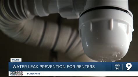 Water leak prevention for renters in Arizona