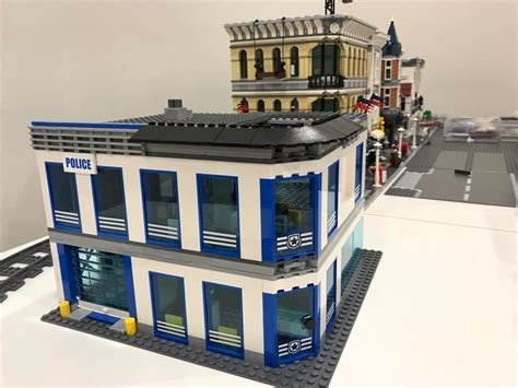 WIP - modular Police Station MOC | Lego city police station, Lego city ...