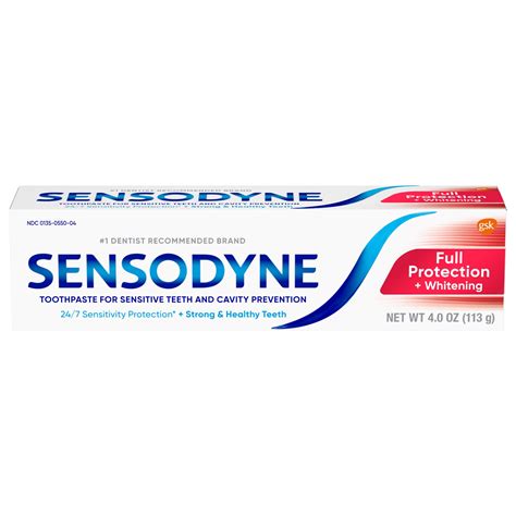 Sensodyne Full Protection Fluoride Toothpaste for Sensitive Teeth, 4 Oz - Walmart.com