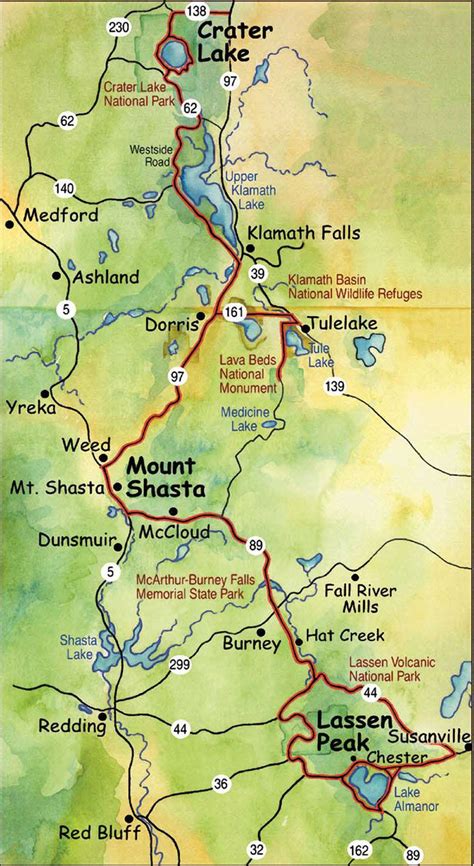 Oregon Scenic Byways Map - Map Of North Carolina Counties