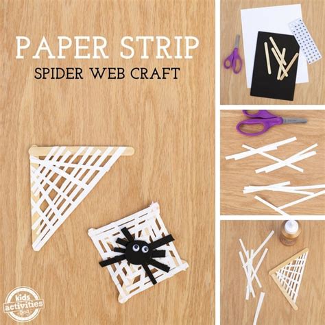 Cute Paper Spider Web Craft for Kids | Kids Activities Blog