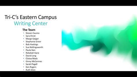 Tri-C Eastern Campus Writing Center (FA 23) - YouTube