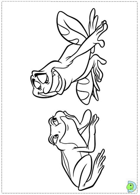 Princess And The Frog Characters Coloring Pages