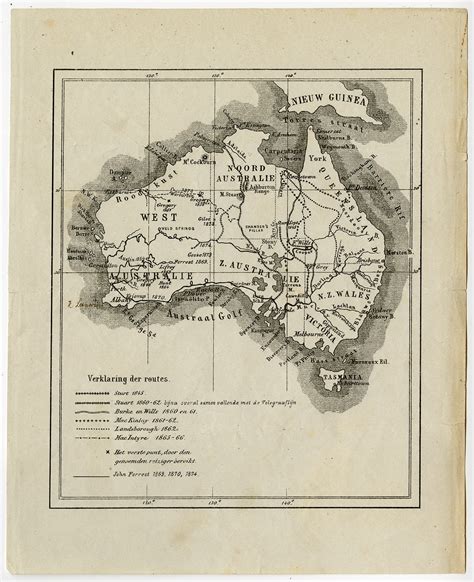 Antique Map of Australia (c.1900)