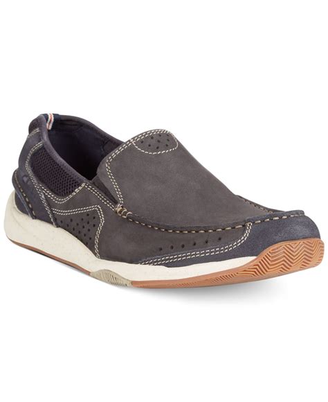 Clarks Men's Allston Free Slip-on Boat Shoes in Blue for Men (Navy ...