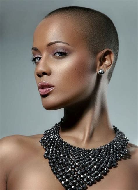 40 Beautiful Bald Women Styles to get inspired with