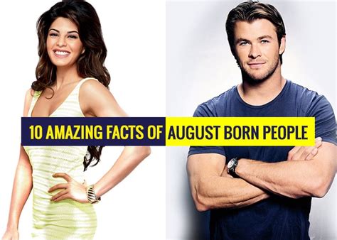 10 Amazing Facts Of August Born People - Revive Zone