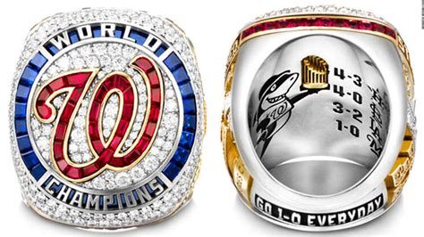 The Washington Nationals unveiled its 2019 World Series championship ...