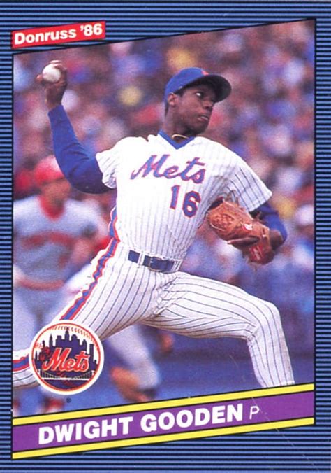 Dwight Gooden Defined 1986 on His Second Donruss Baseball Card – Wax Pack Gods