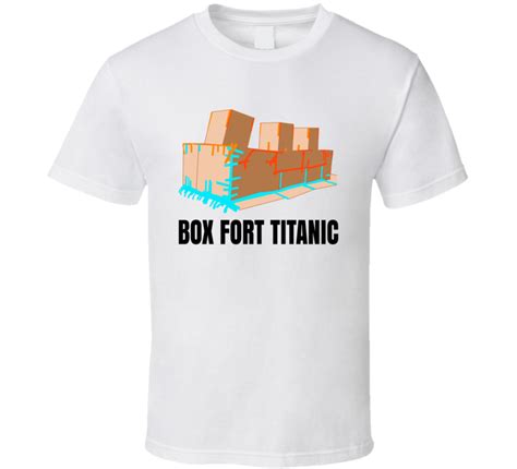 Papa Jake Box Fort Titanic Popular Youtube Personality Fan T Shirt