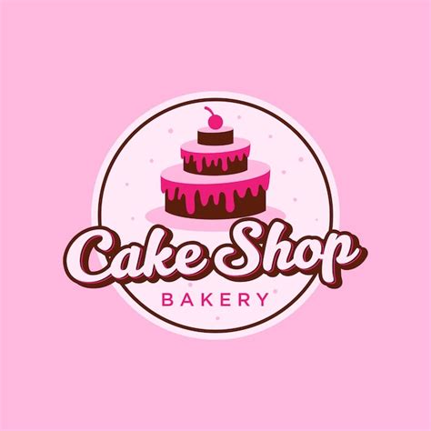 Premium Vector | Sweet cake bakery shop logo