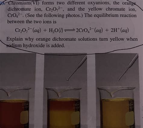 Answered: Chromium(VI) forms two different… | bartleby