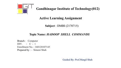 Top 10 Hadoop Shell Commands | PPT