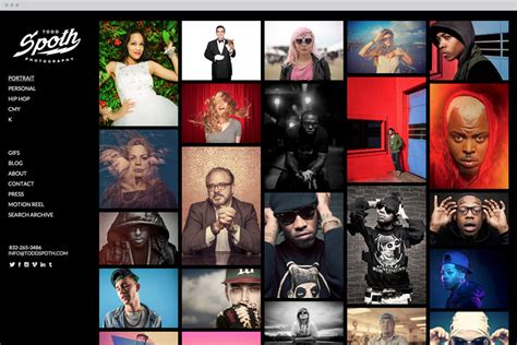 Digital Photography Portfolio Template Database