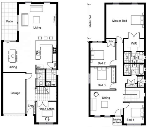 Lovely Sample Floor Plans 2 Story Home - New Home Plans Design