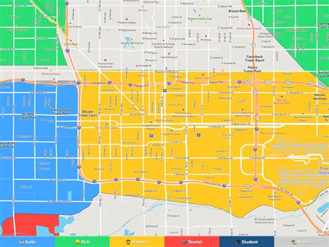 Phoenix Neighborhood Map