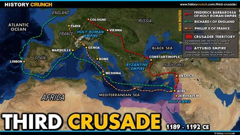 1189 - 1192: Third Crusade - History Crunch - History Articles ...