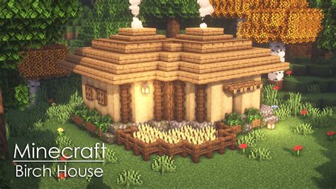 Minecraft: How To Build a Birch Survival House - YouTube