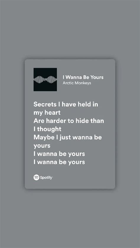 i wanna be yours - arctic monkeys in 2022 | Pretty lyrics, Just lyrics, Song lyrics wallpaper