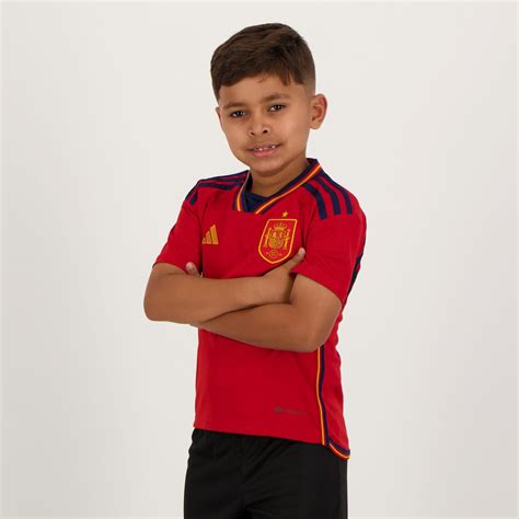 Adidas Spain 2022 Home Kids Soccer Jersey - FutFanatics