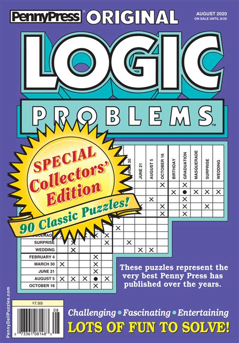 Original Logic Problems - Penny Dell Puzzles