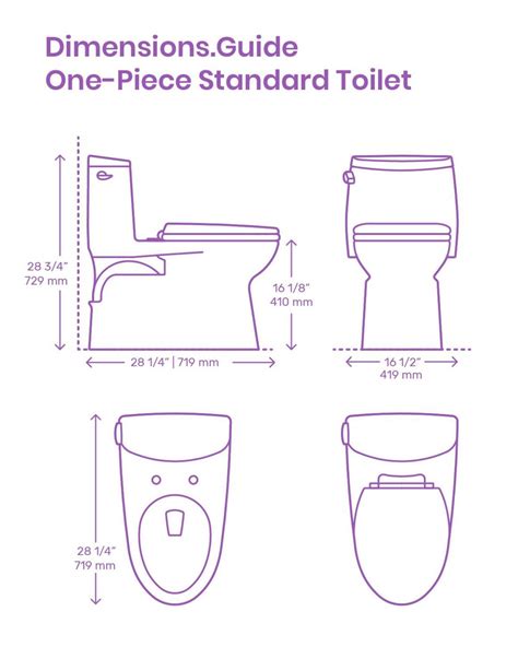 45 Standard Dimensions Of Furniture - Engineering Discoveries | Toilet ...