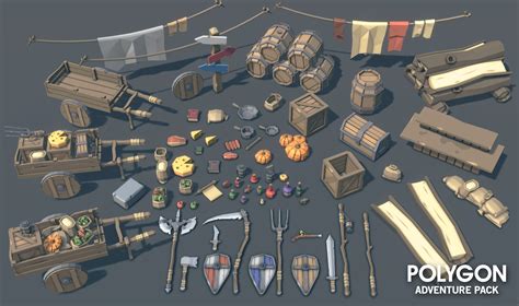 POLYGON - Adventure Pack | Synty Store 3d Assets, Game Assets, Polygon ...