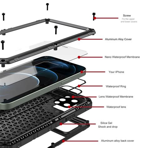 iPhone 14 Waterproof Shockproof Case