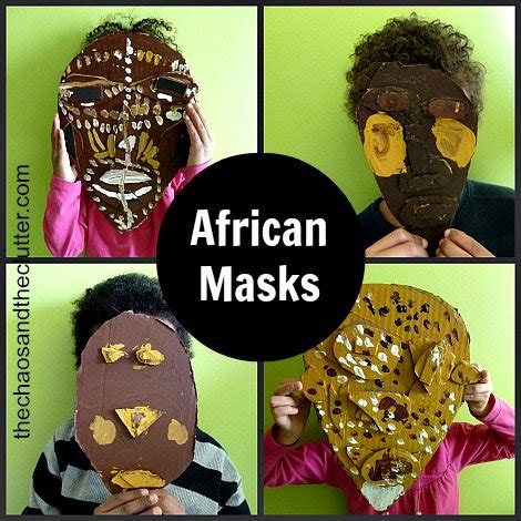 Cool Crafts for Kids - African Masks